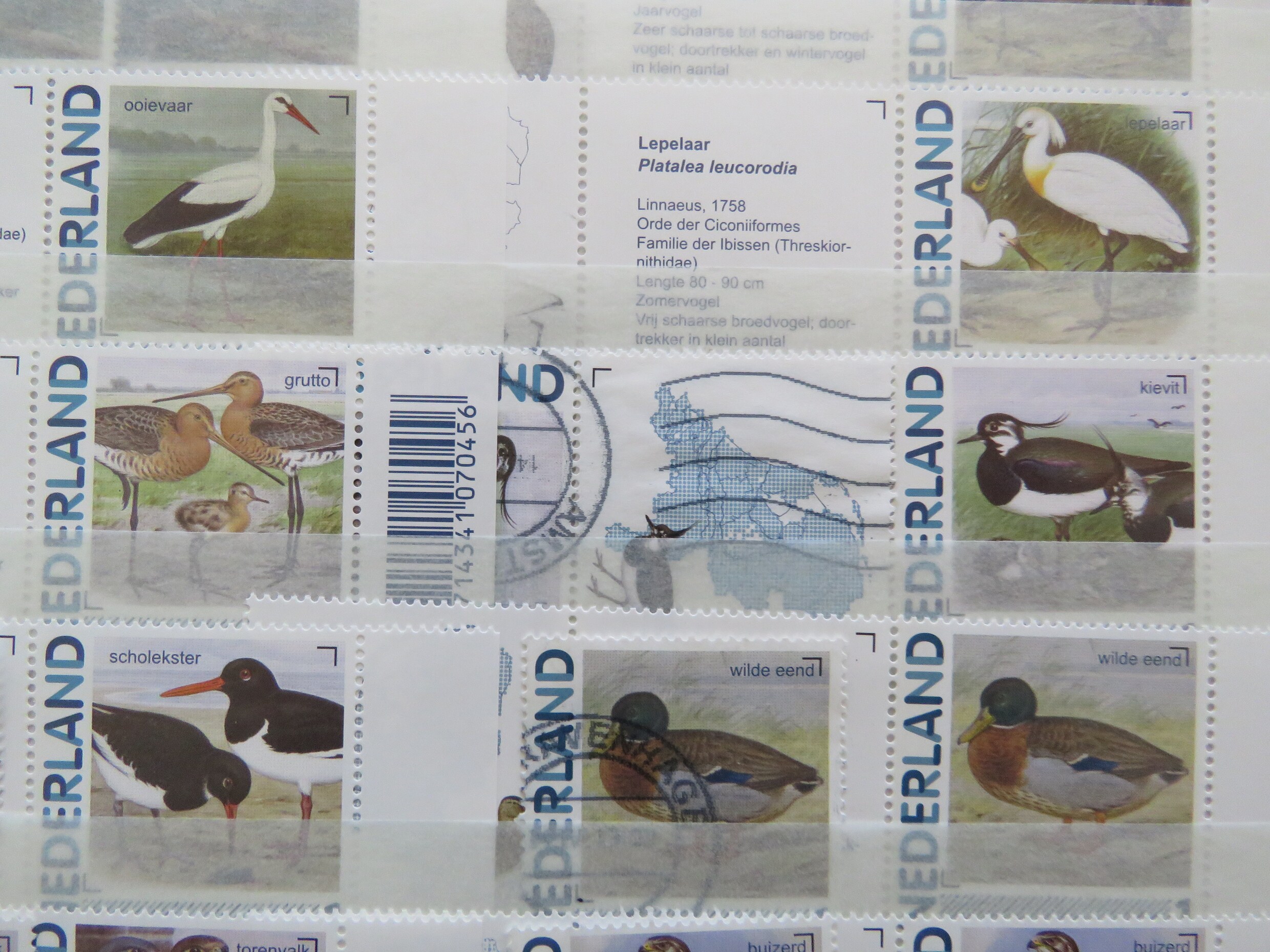 Postzegels Nederland Uitgave 2020 Vel Beleef de Natuur. (Bos en heide