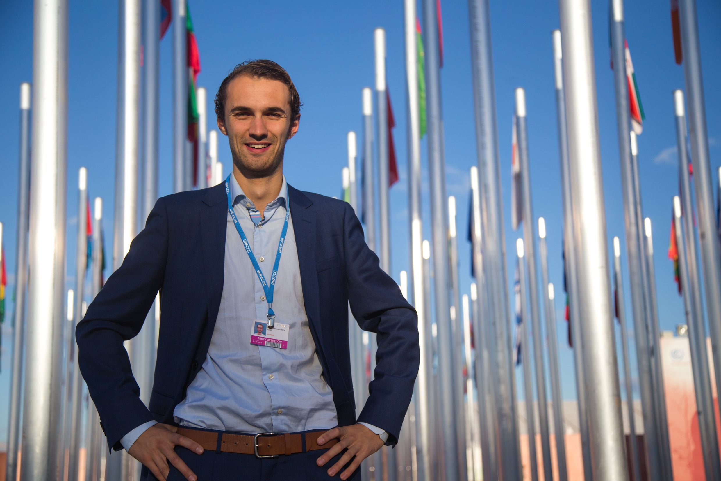 <i>Martijn Visser (22), vertegenwoordiger Jongeren bij de VN</i>