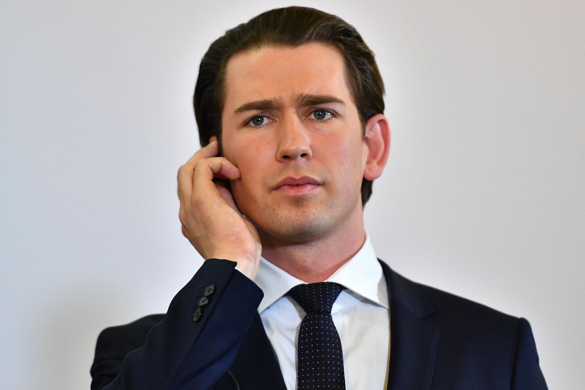 De Oostenrijkse premier Sebastian Kurz.