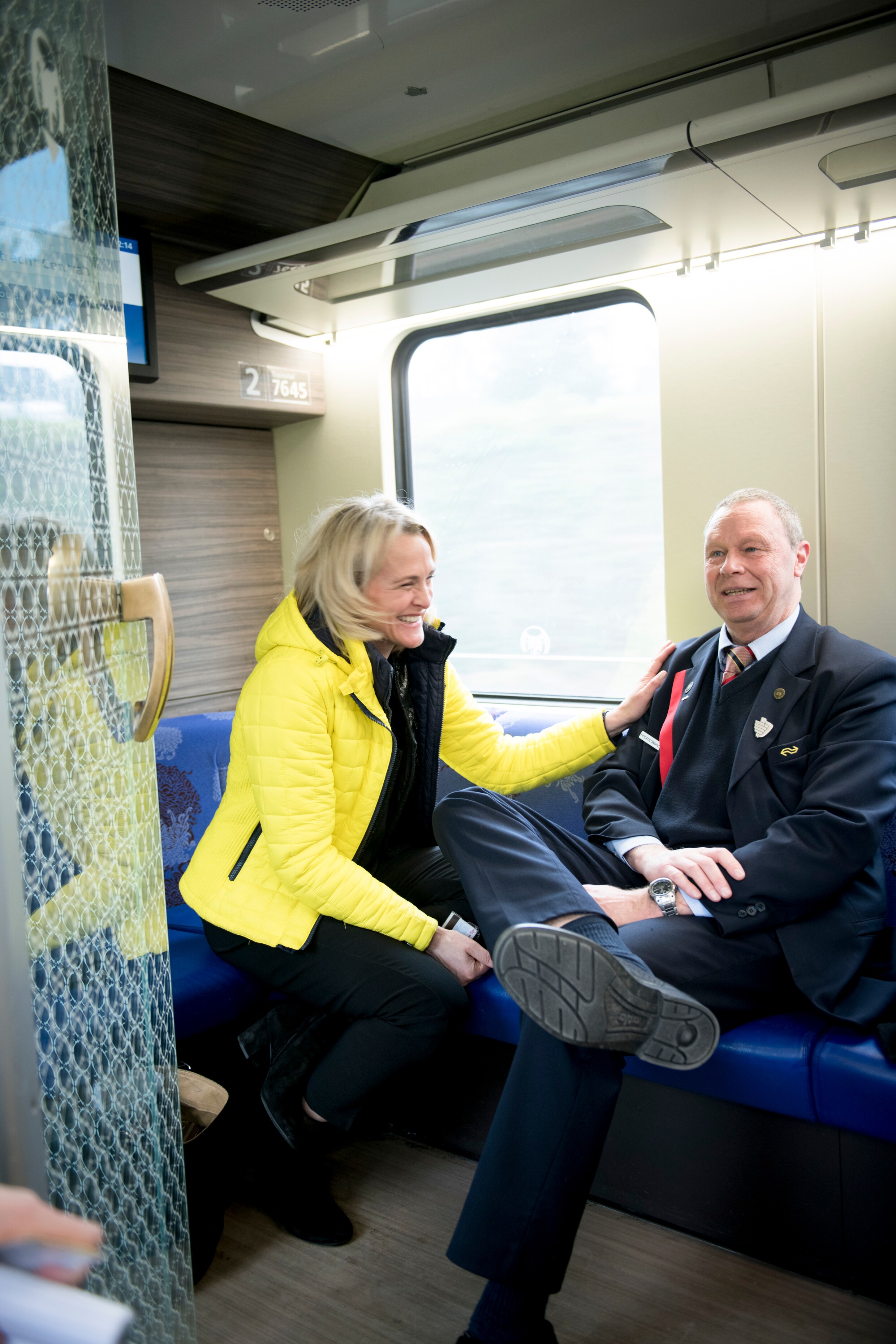 NS-directrice Marjan Rintel schuift wekelijks aan bij de machinisten ...