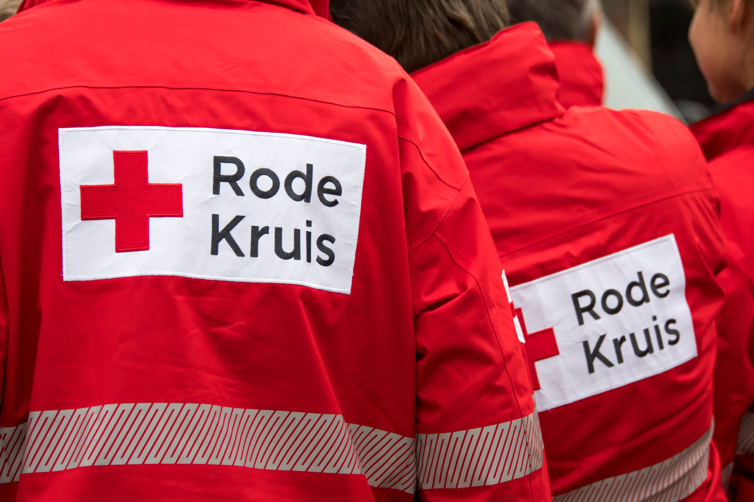 Het logo van het Rode Kruis.