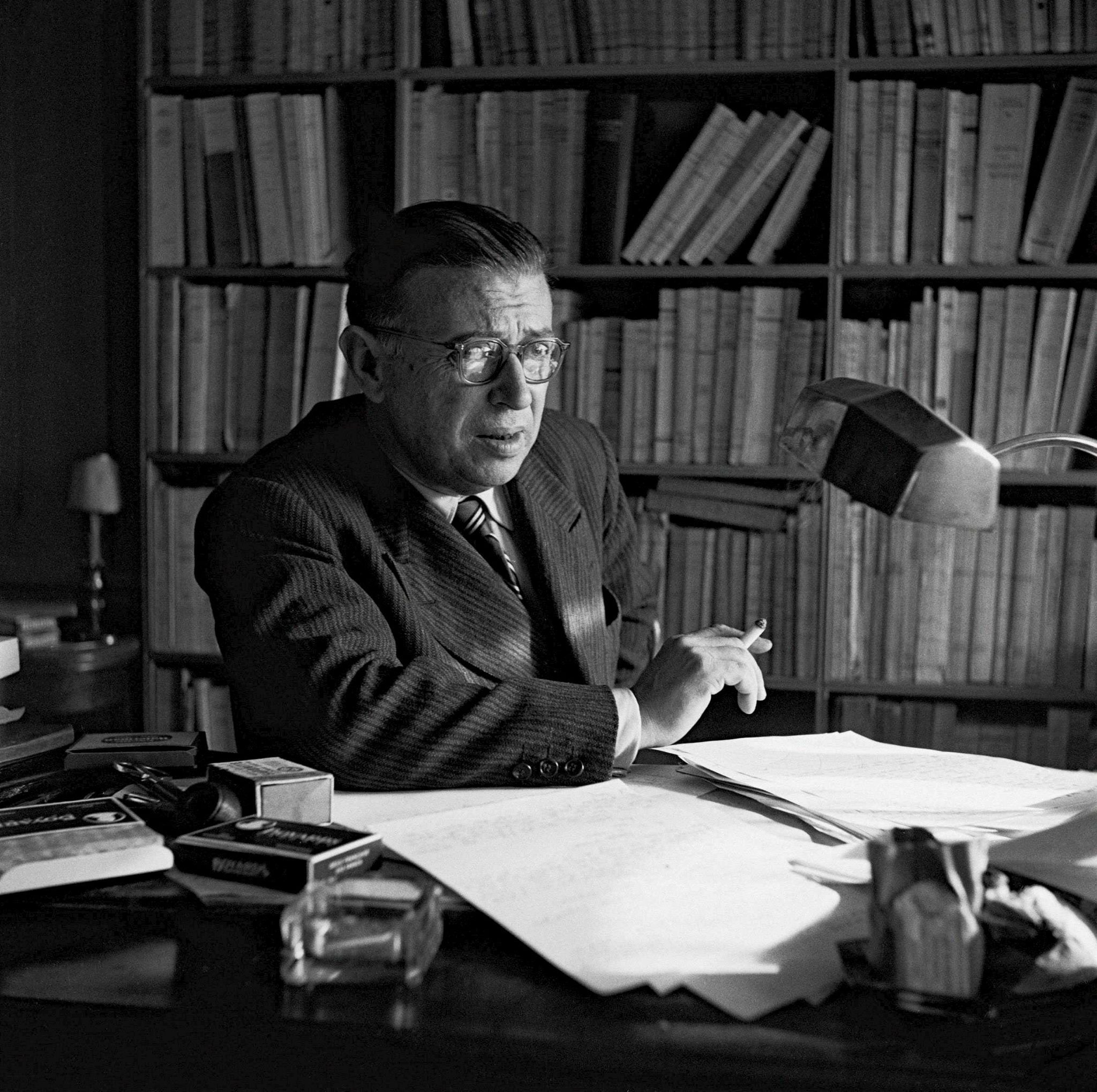 Sartre is streng: je moet niet alleen doen wat je wilt, je moet ook ...