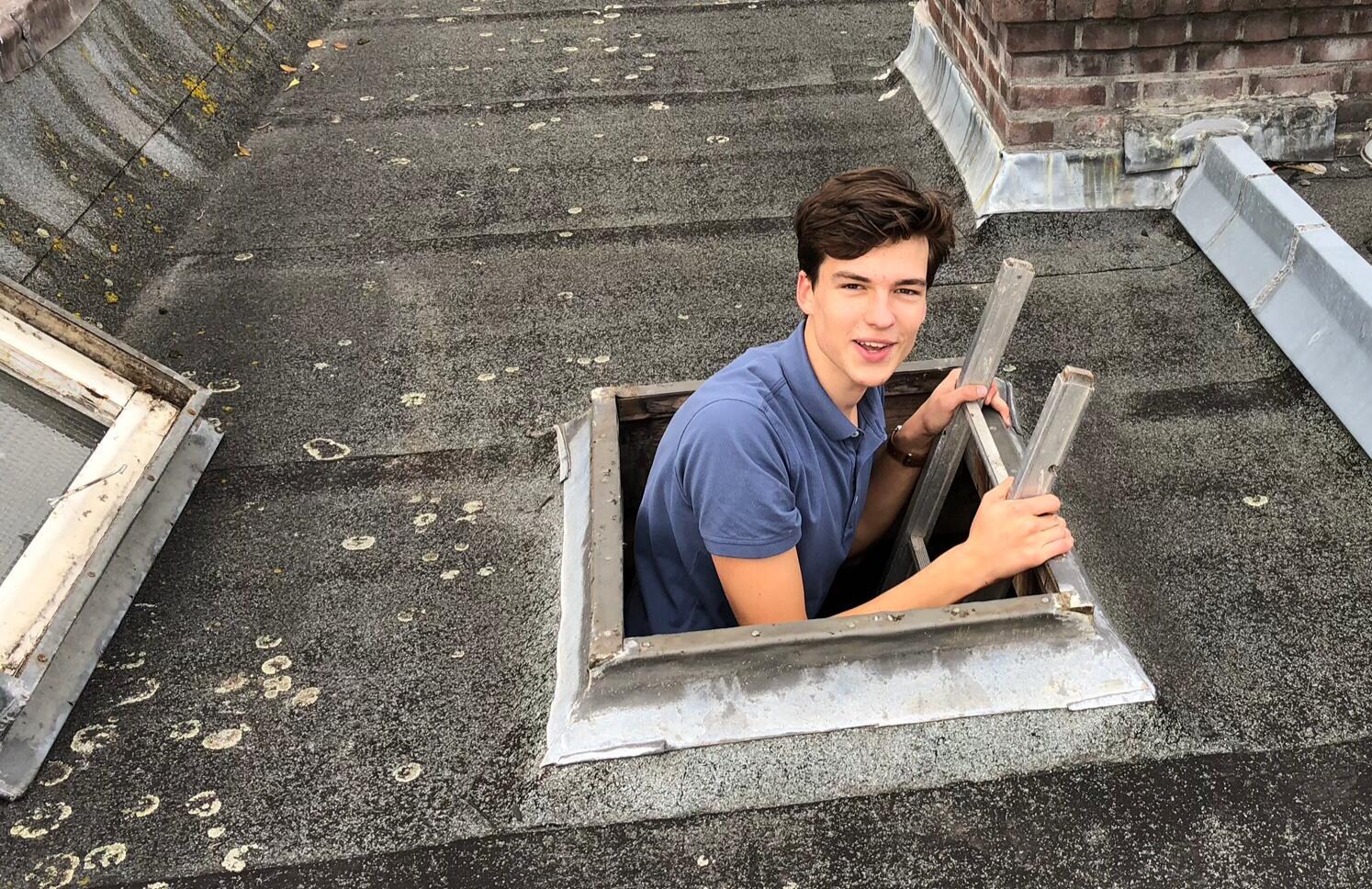 Sem van der Ree (17) vindt het maar raar dat je met een vier het ...