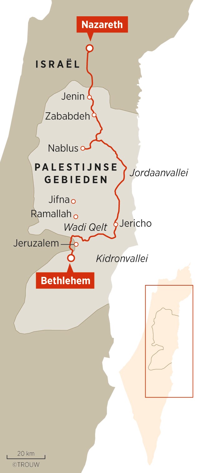 Van Nazareth naar Bethlehem, een roadtrip door het Heilige Land Trouw