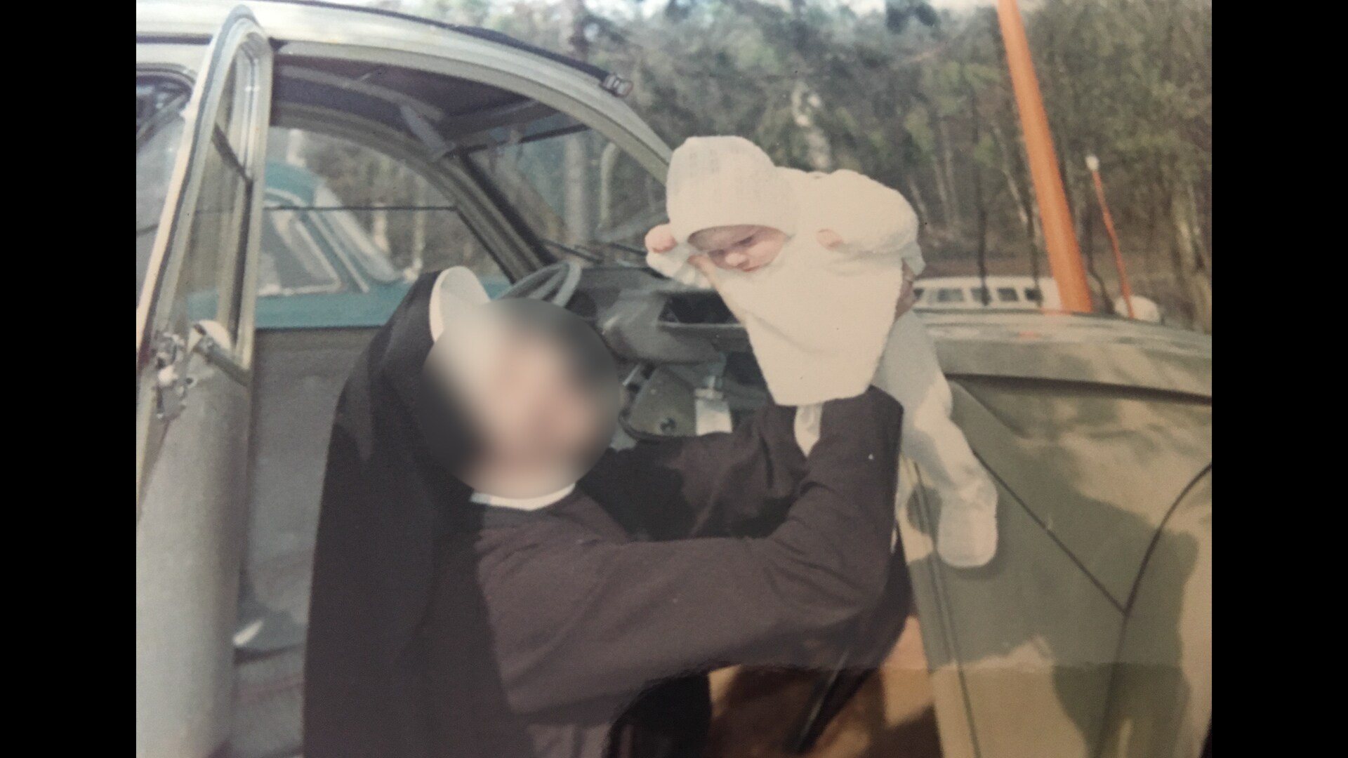 One of the nuns at the Paula Foundation with one of the many young children who entered the adoption circuit through the home.