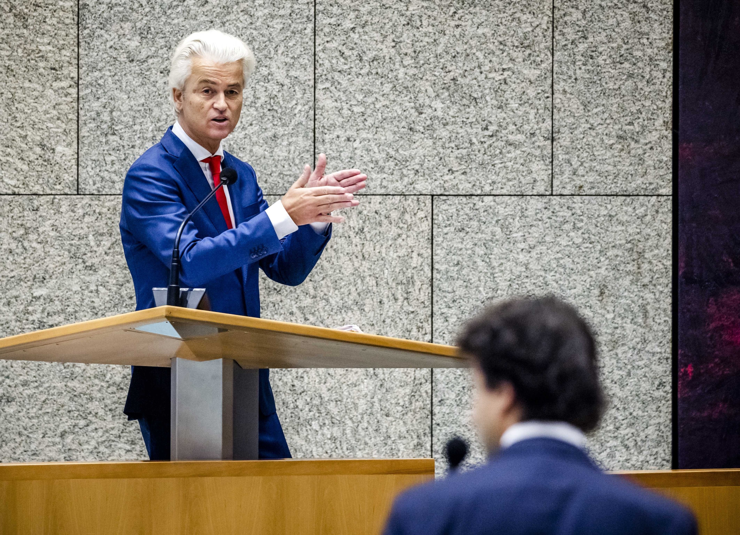 Geert Wilders zet de andere partijen voor het blok in Algemene  Beschouwingen | Trouw