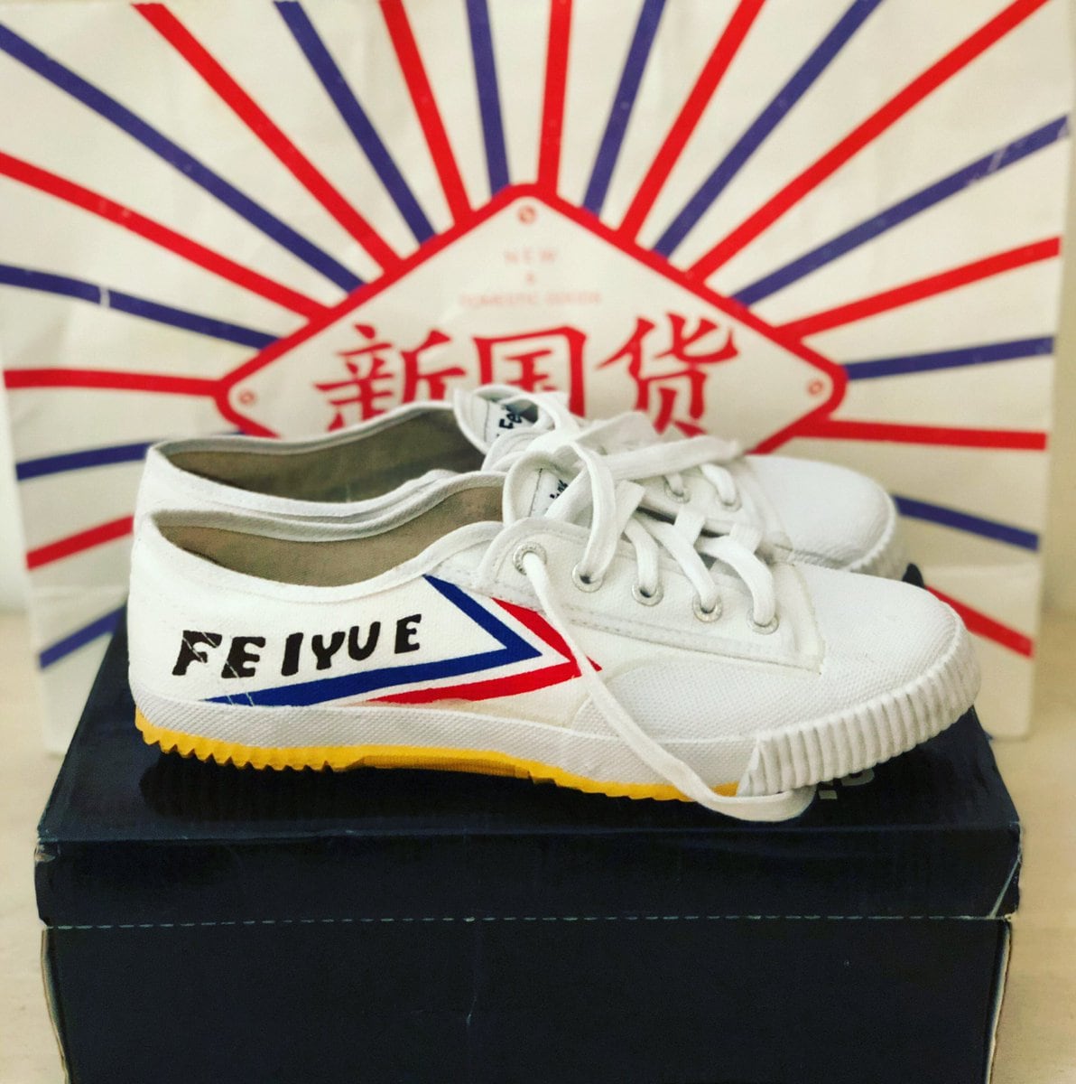 Deze Chinese sneakermaker wil zijn handelsmerk terug die Franse Feiyue gympen zijn van hem Trouw