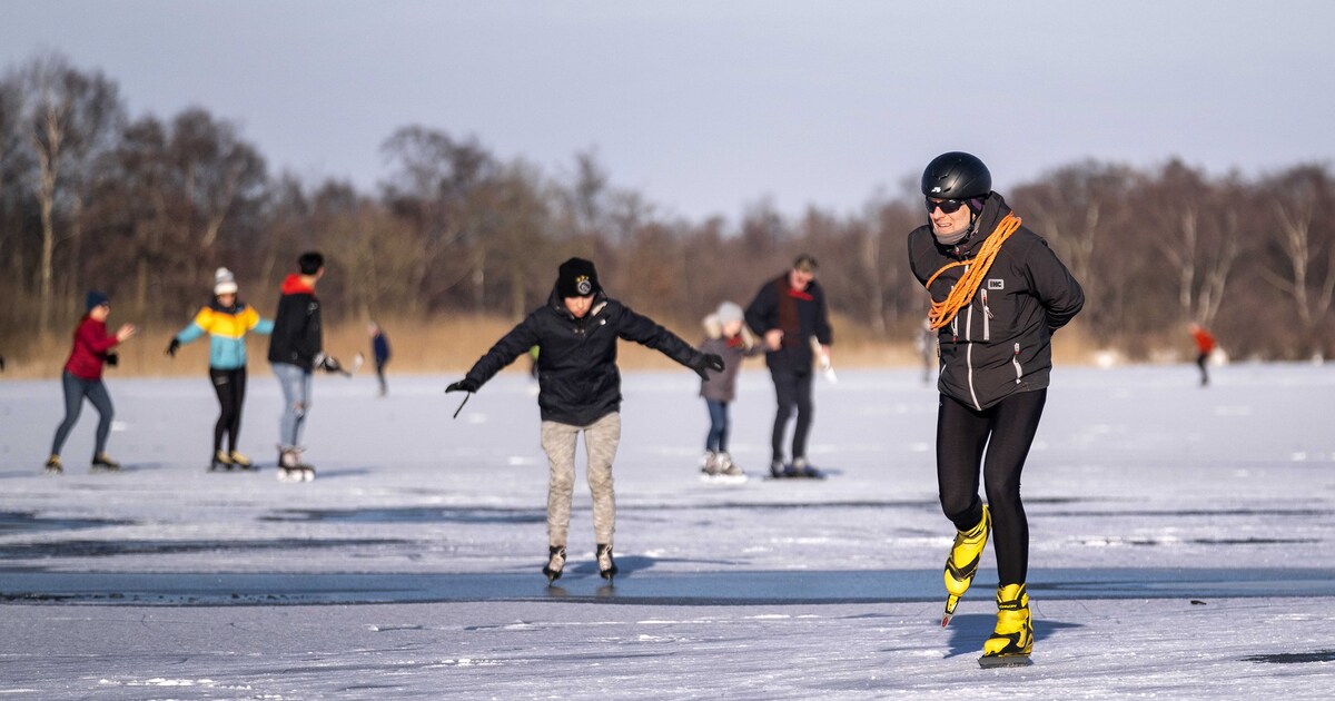 Coronaregels maken soms een voortijdig einde aan het schaatsplezier