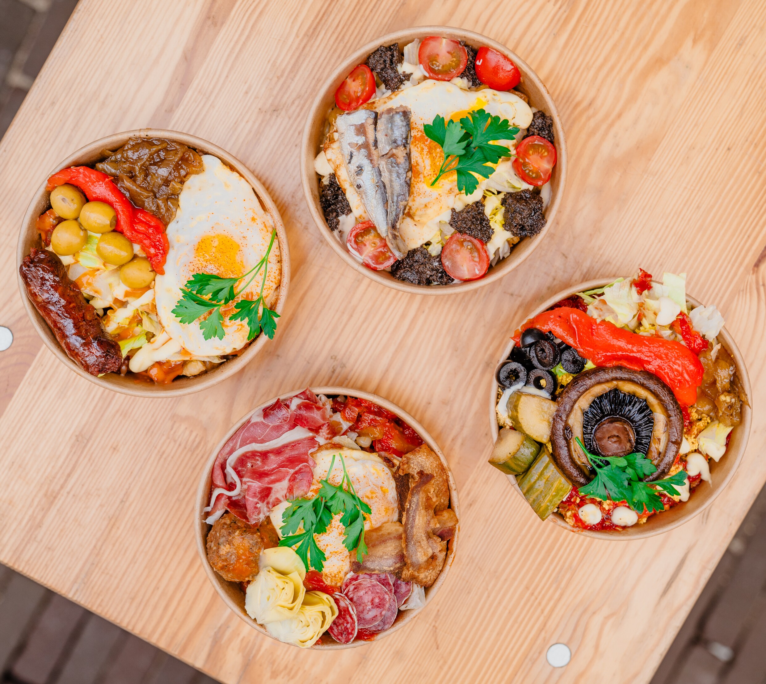De Spaanse pokébowls.
