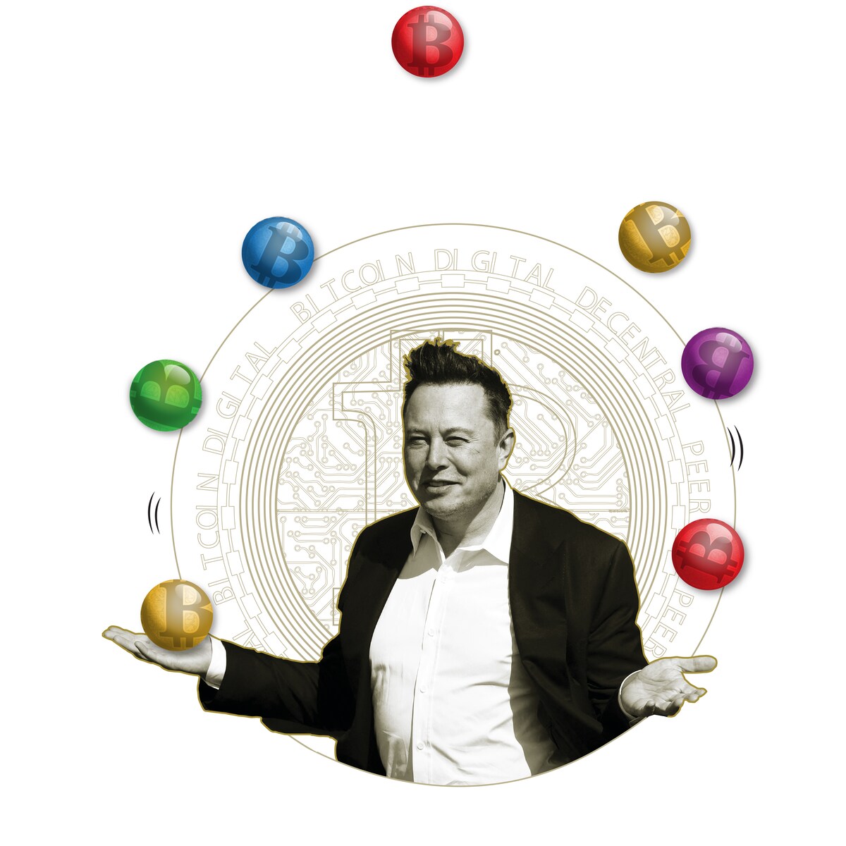 Bitcoin omhoog, bitcoin omlaag: Elon Musk kan het in zijn eentje bepalen |  Trouw