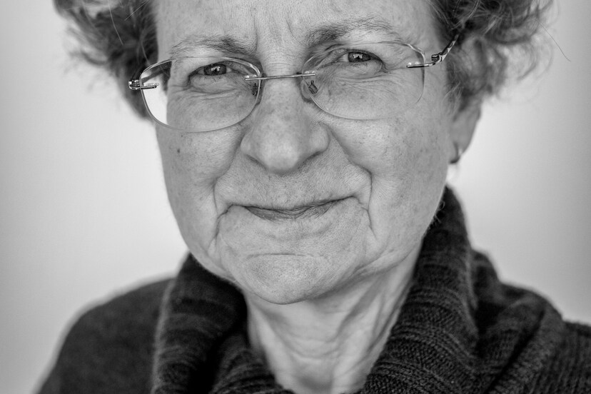 Mirjam de Gorter, de kleindochter van de Joodse notaris Arnold van den Bergh. Hij werd door het coldcaseteam beschuldigd van het verraad van Anne Frank.