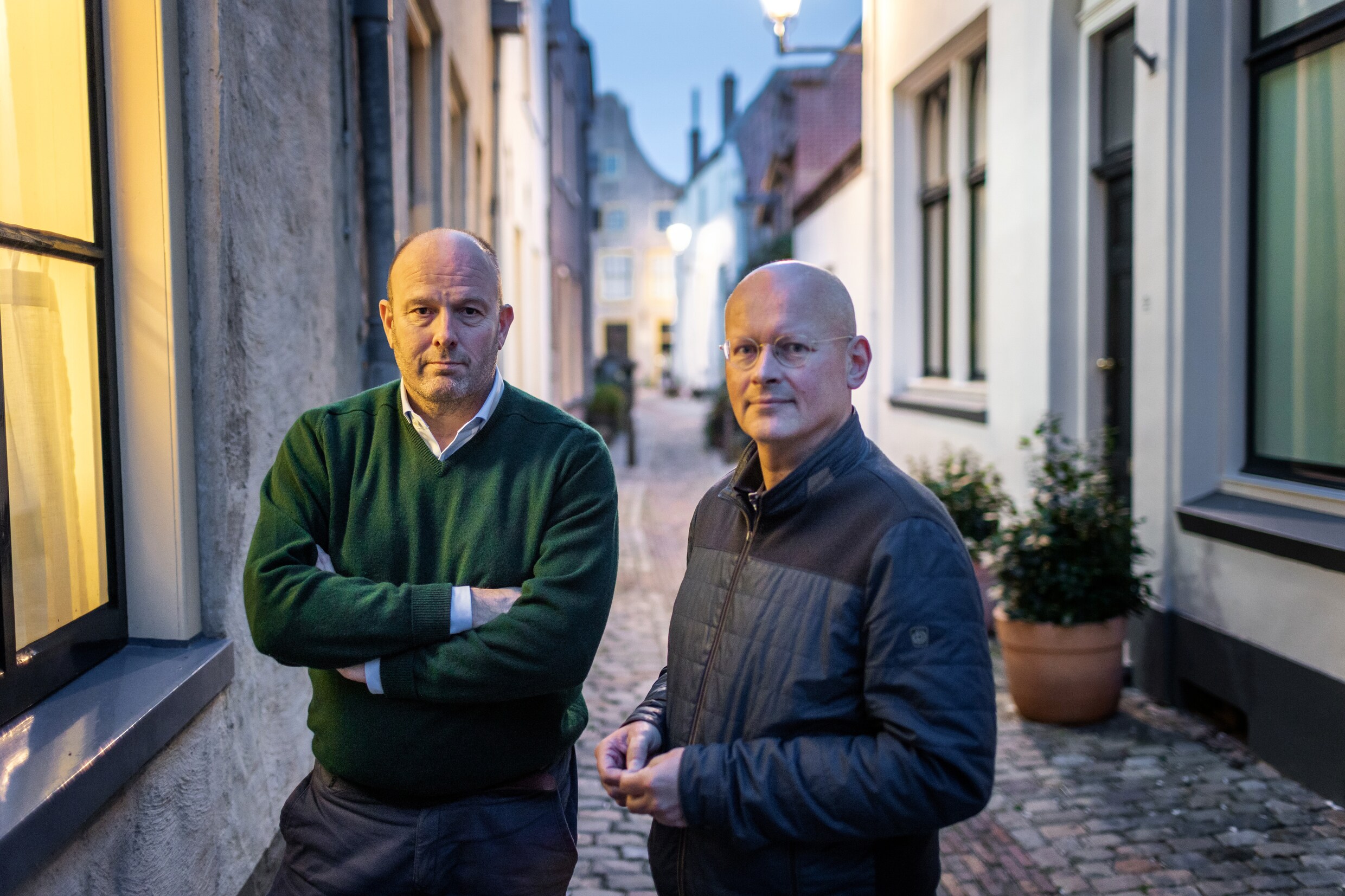 Huisarts Han Mulder (links) en anesthesioloog-intensivist Hans Sonneveld bedachten een oplossing voor mensen die hun organen willen doneren na euthanasie.