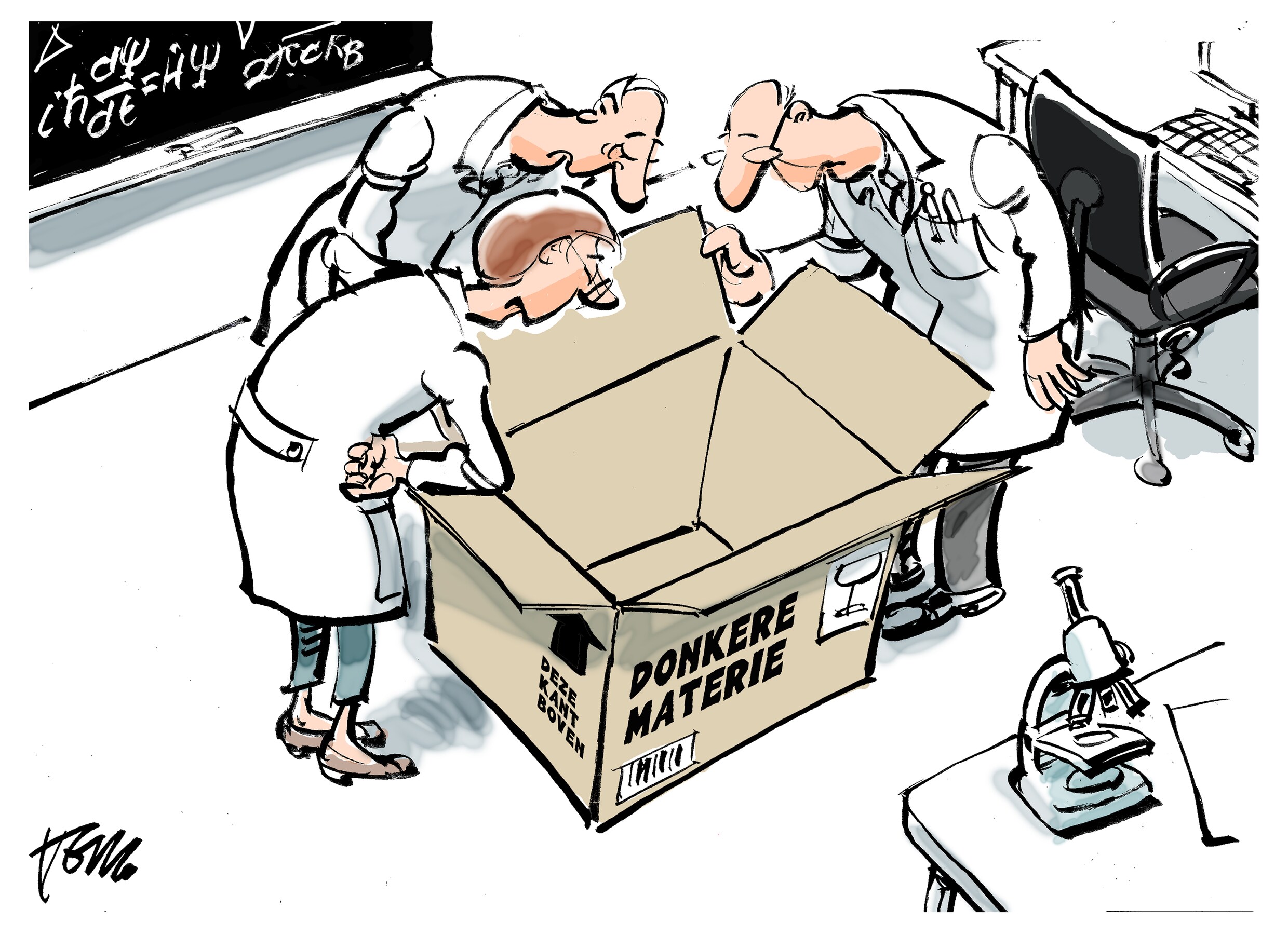 Donkere materie laat zich maar niet zien