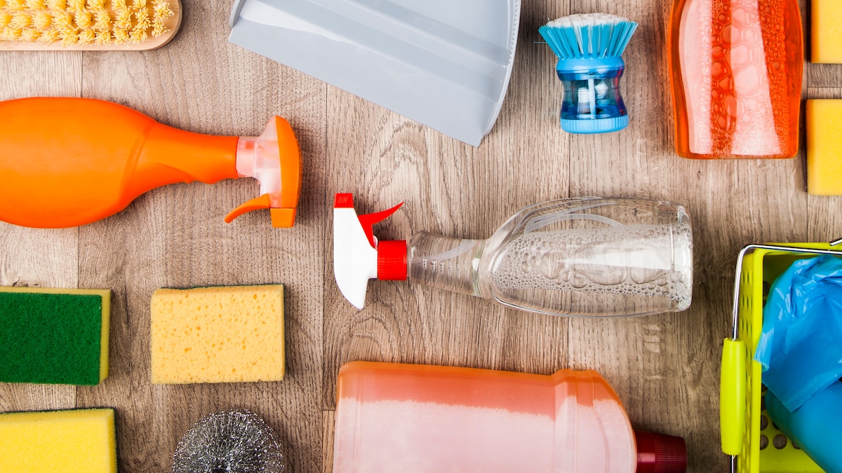 groene zeep en azijn