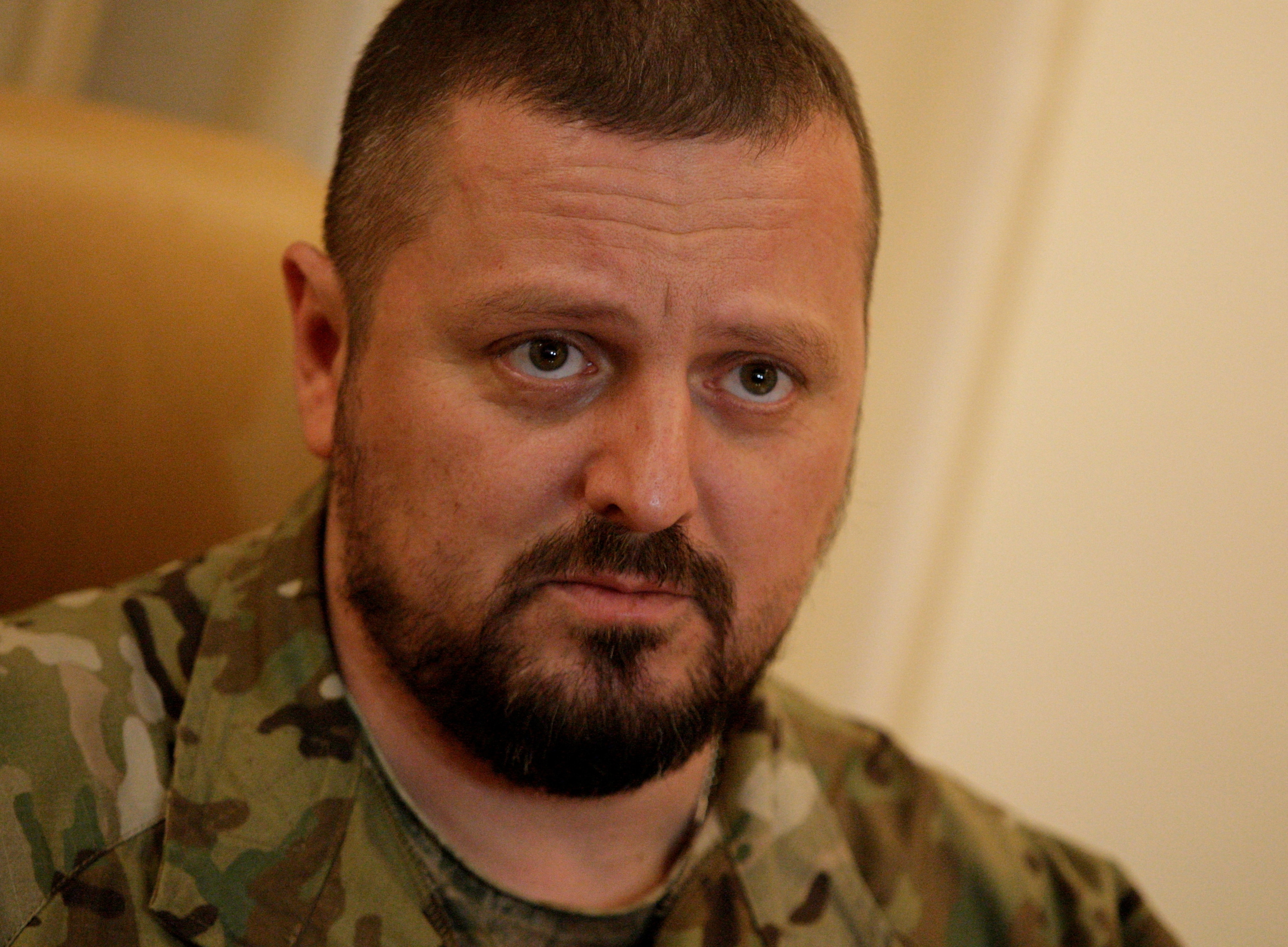 Igor Kornet eind november 2017 in Loehansk.