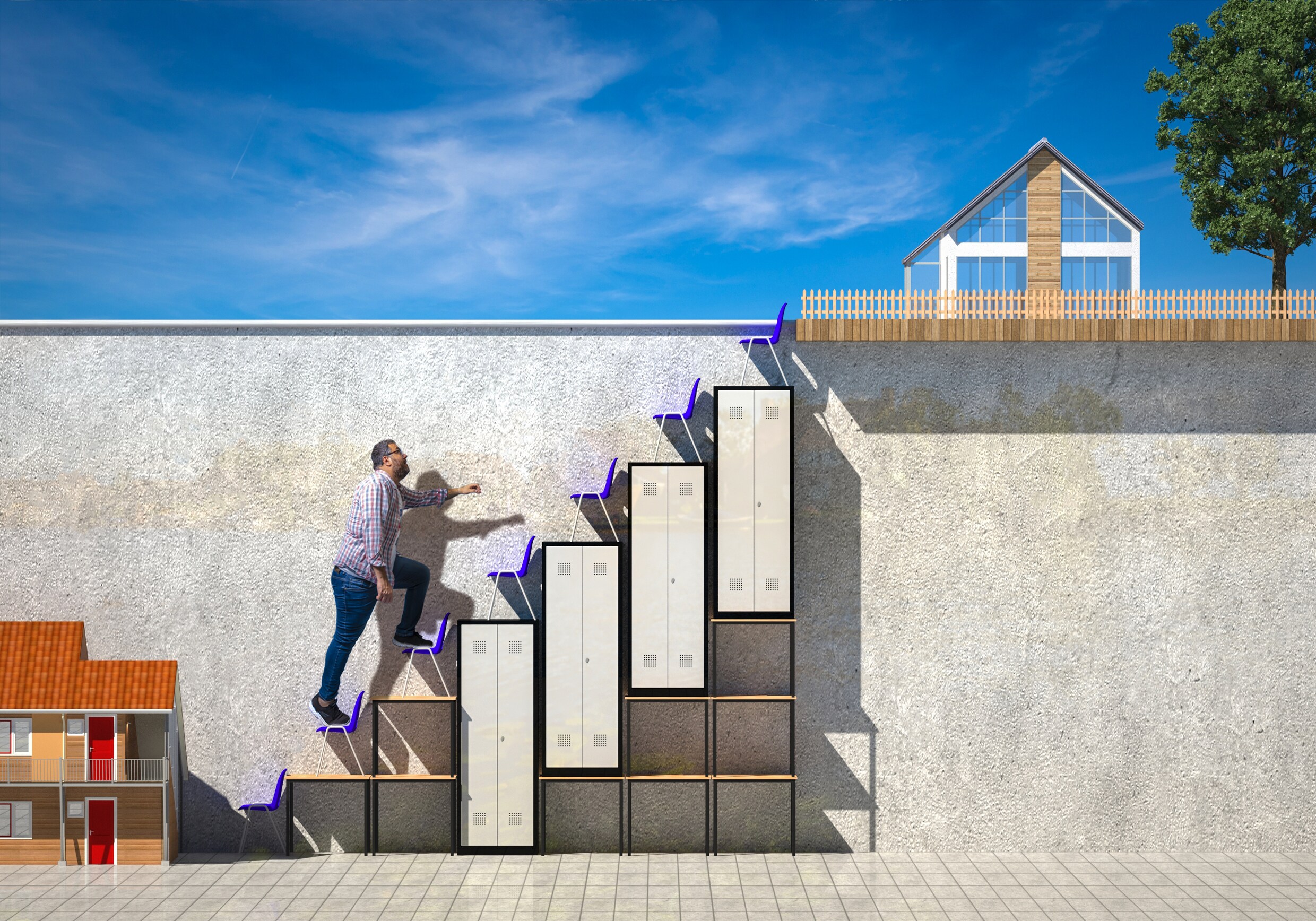 Architect en kunstenaar Ribal El Khatib liet zich inspireren door azc ...