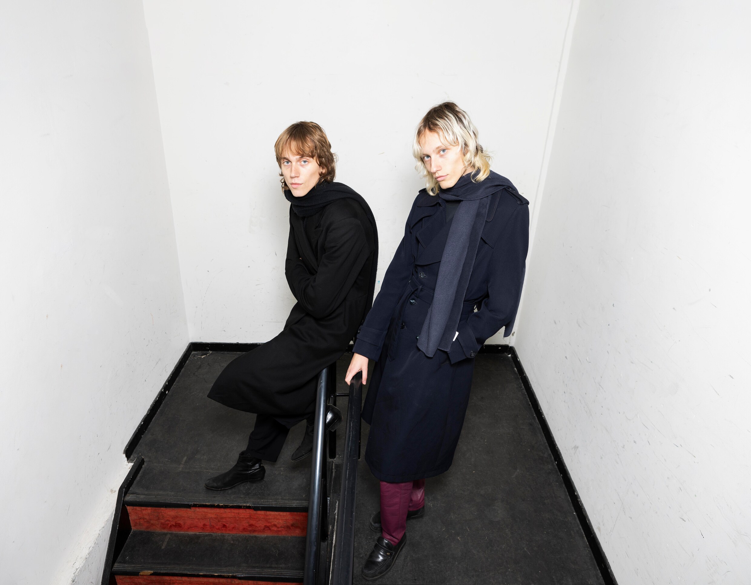 Modellen Matthijs en Ruben Pol maken new wave-muziek uit de tijd van ...