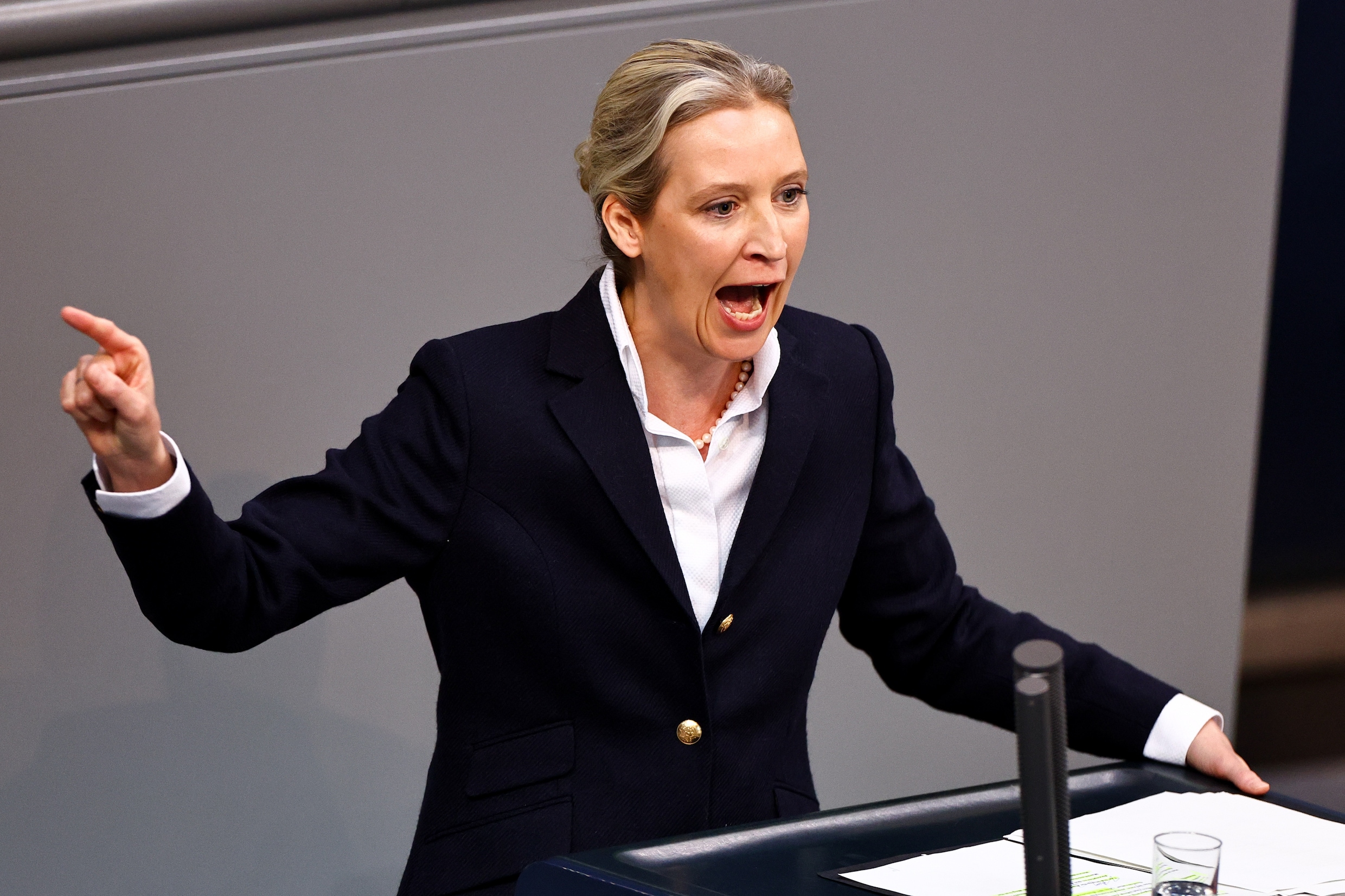 Alice Weidel: het paradoxale boegbeeld van de rechts-radicale AfD | Trouw