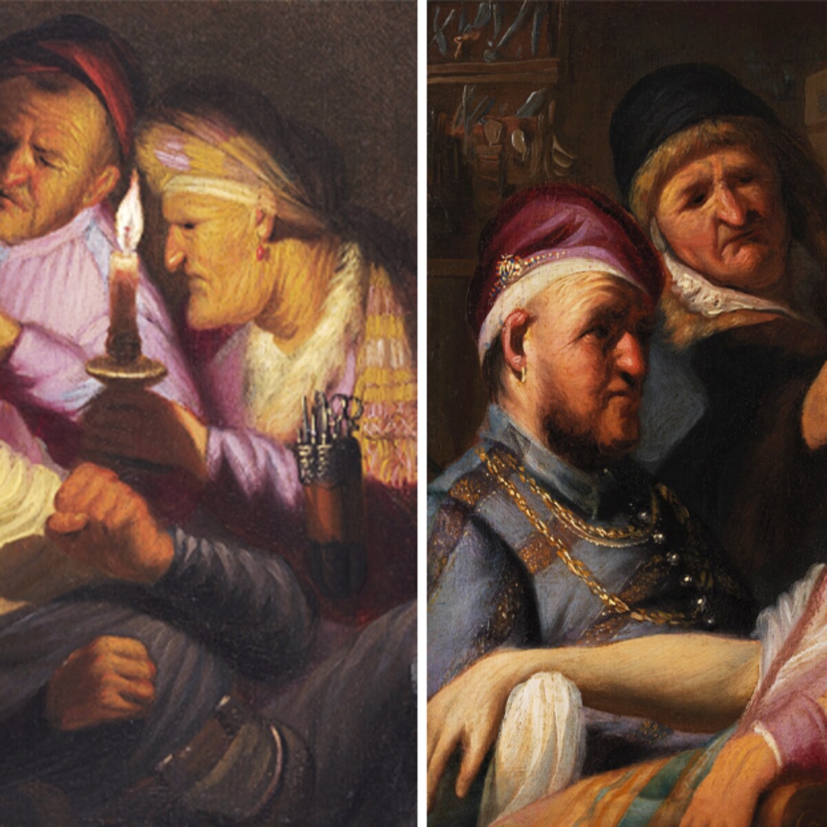 De eerste wat onbeholpen, maar veelbelovende penseelstreken van