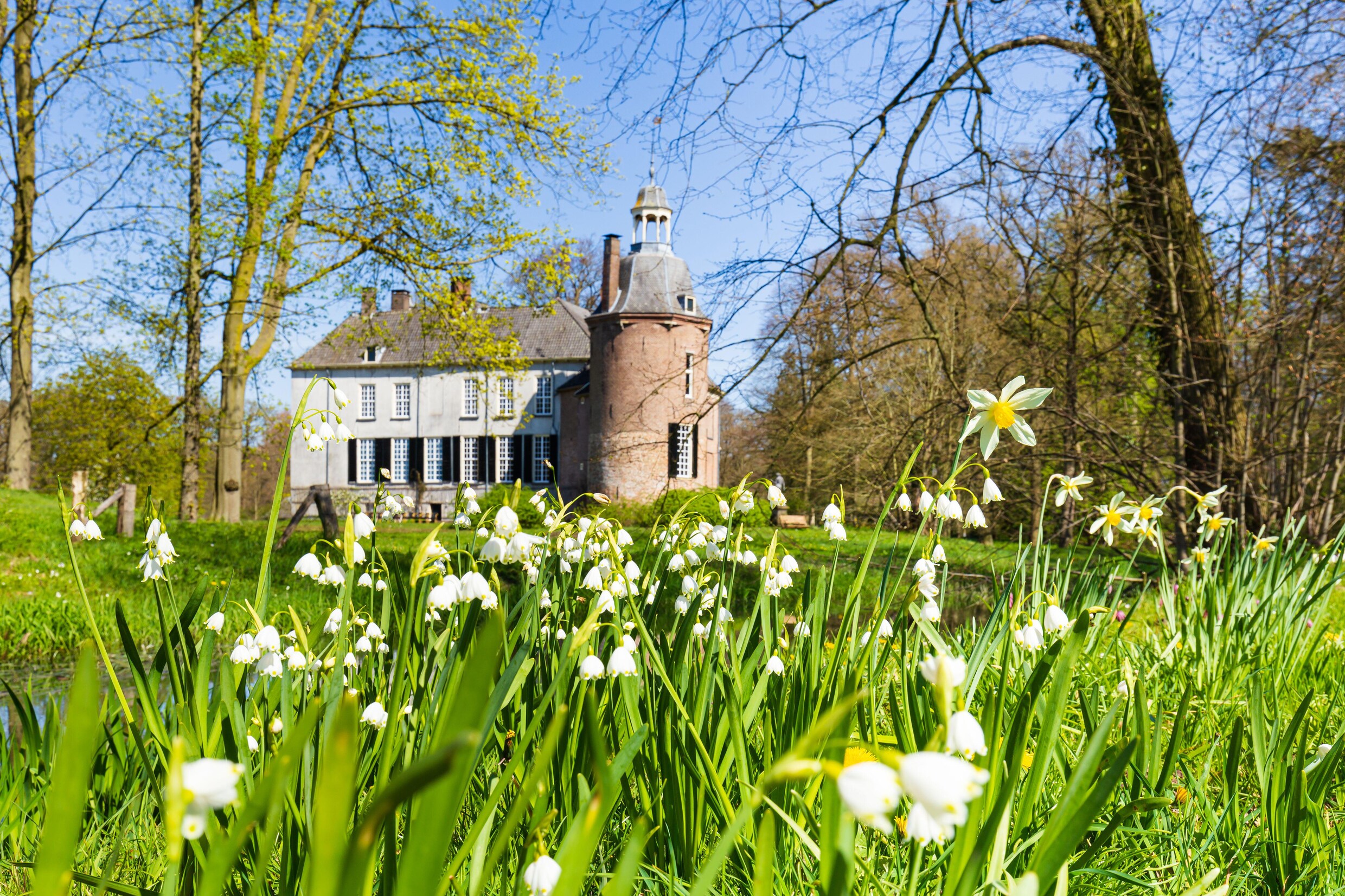 Op landgoed Hackfort lonkt het voorjaar, loop mee langs een zee van bloemen