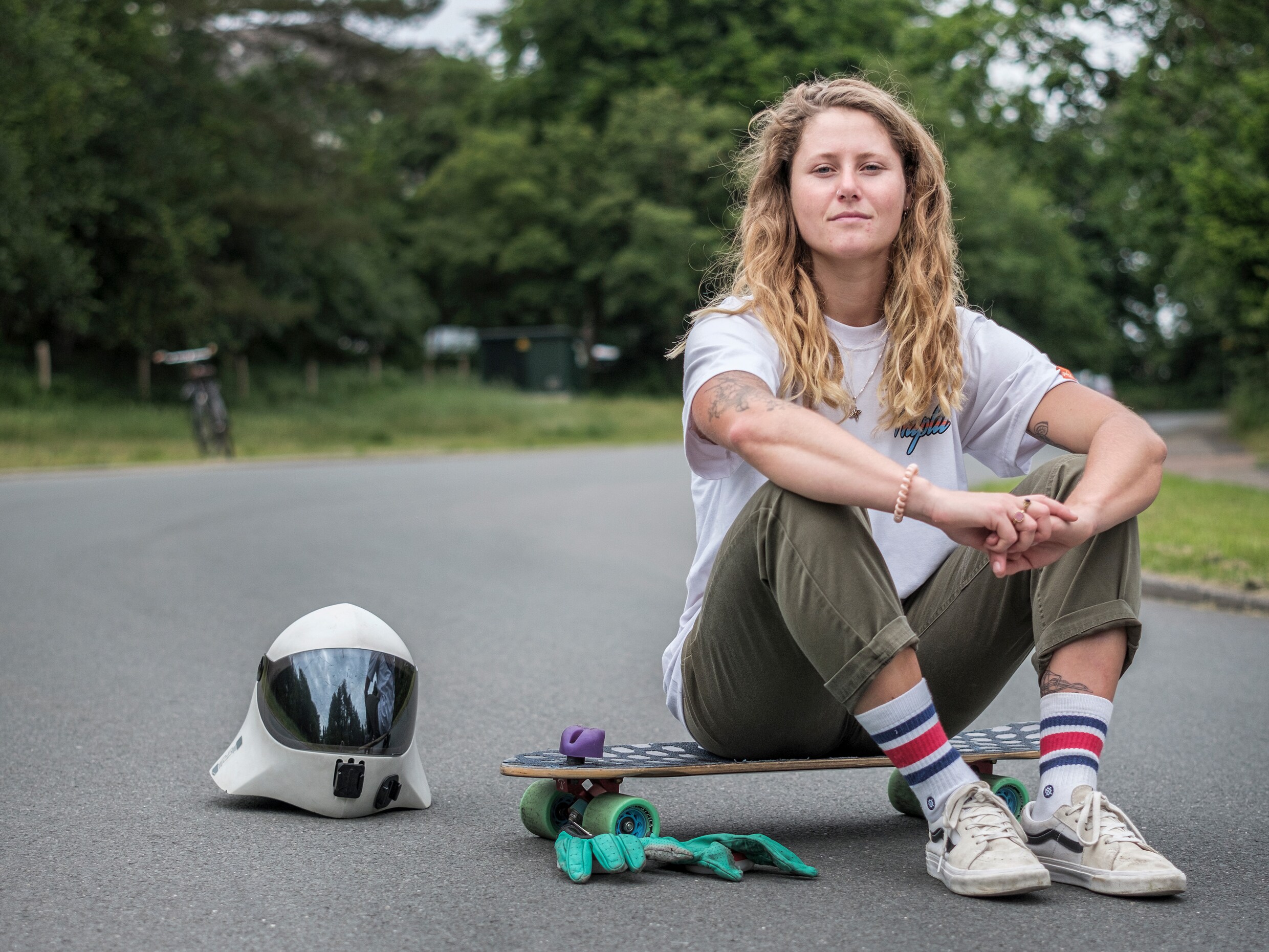 Met 112 km/u de berg af Lisa Peters is wereldkampioen in een extreme