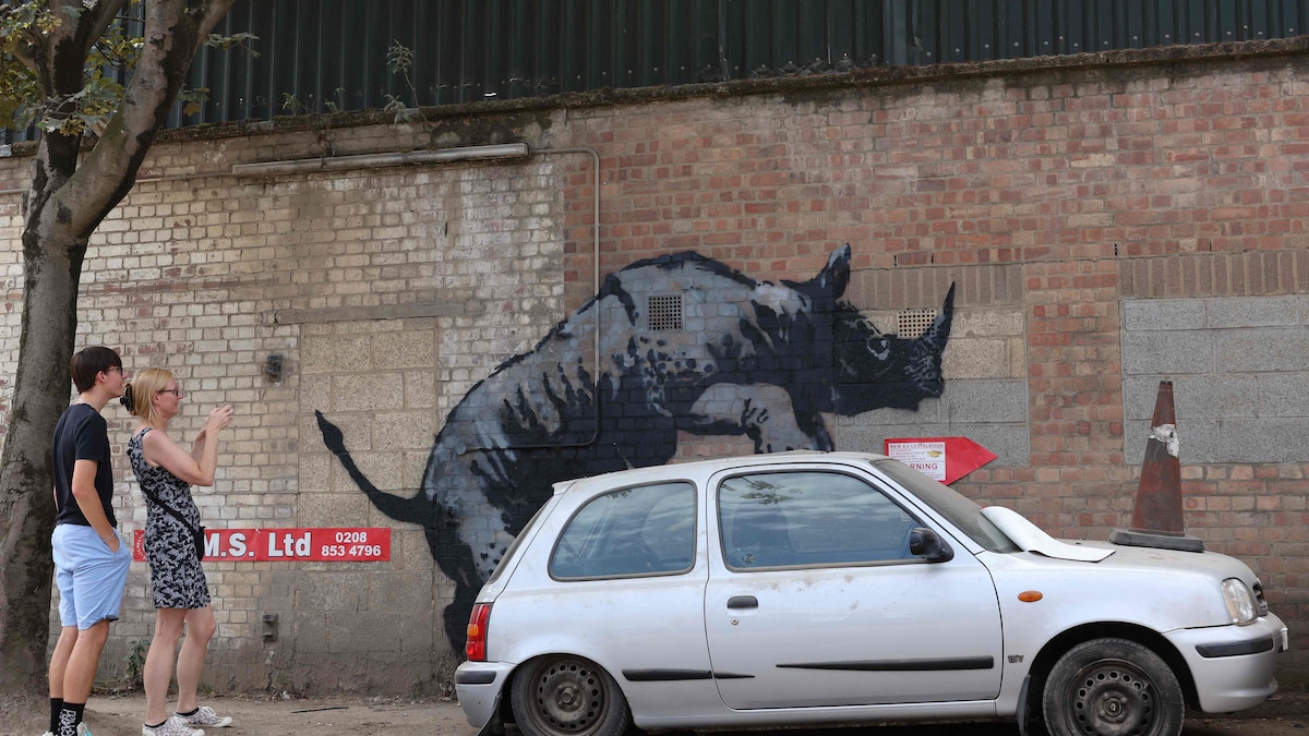 BONDI EFFECTS ART VAN DELAY　★入手超困難★ Banksy zorgt voor zomerse opwinding in Londen | Trouw