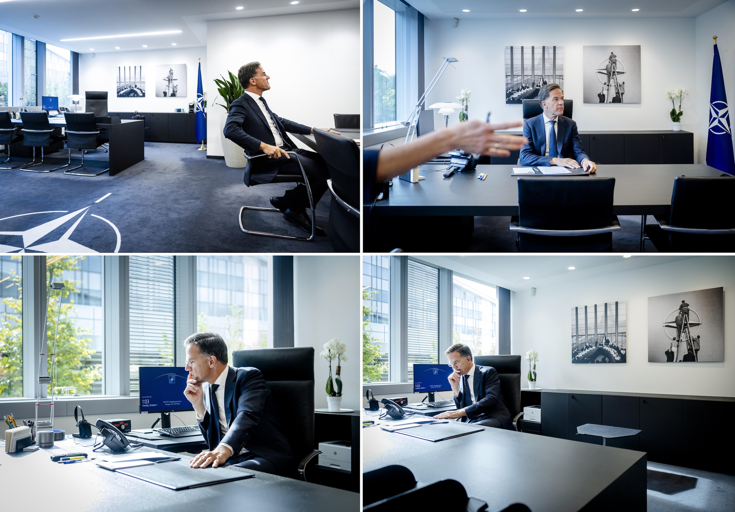 In de nieuwe werkkamer van Mark Rutte kijkt Nijntje niet langer ...