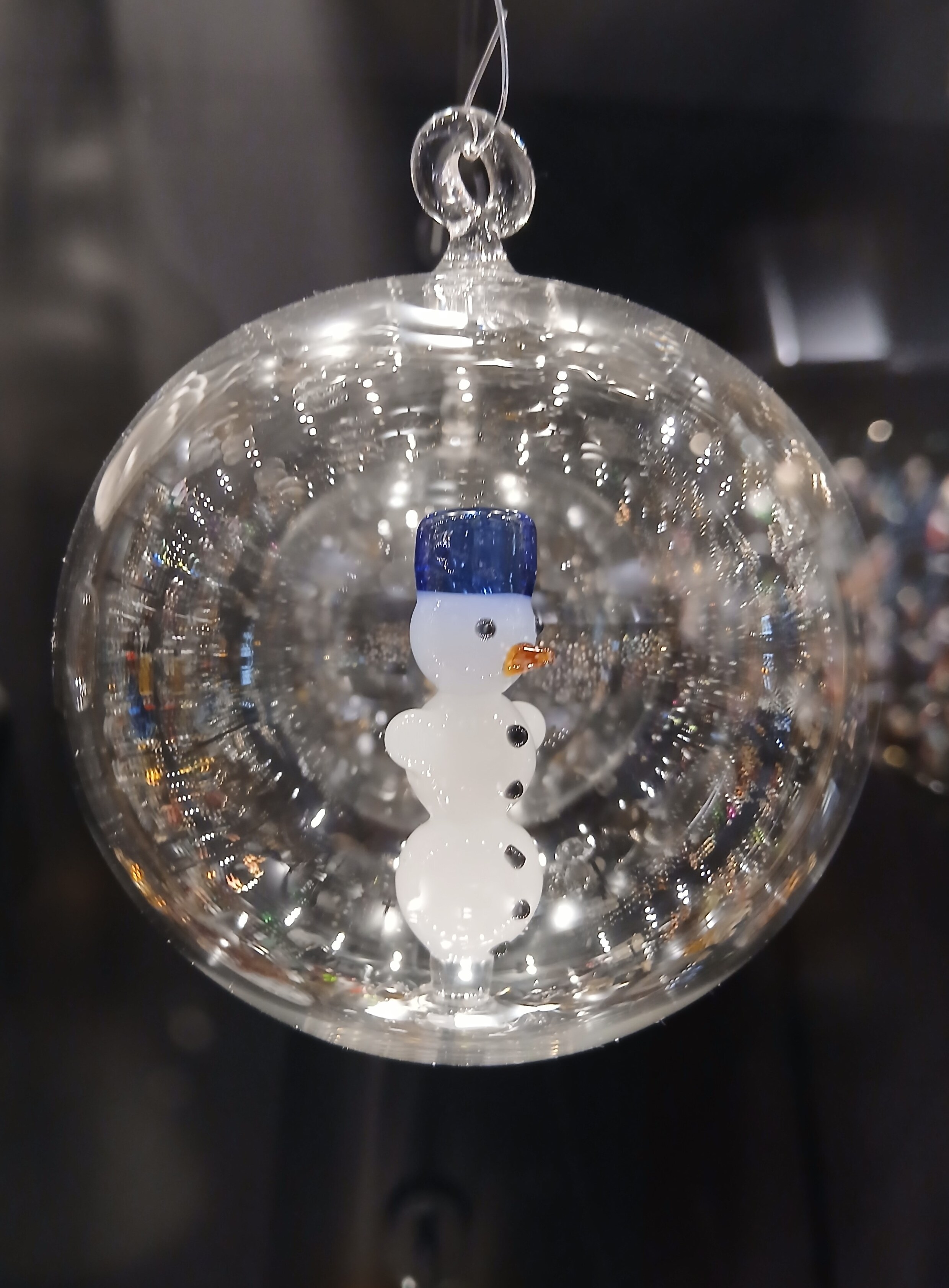 QUVIO Vaas – 25 cm – Mondgeblazen glas – Bruin | Leen Bakker