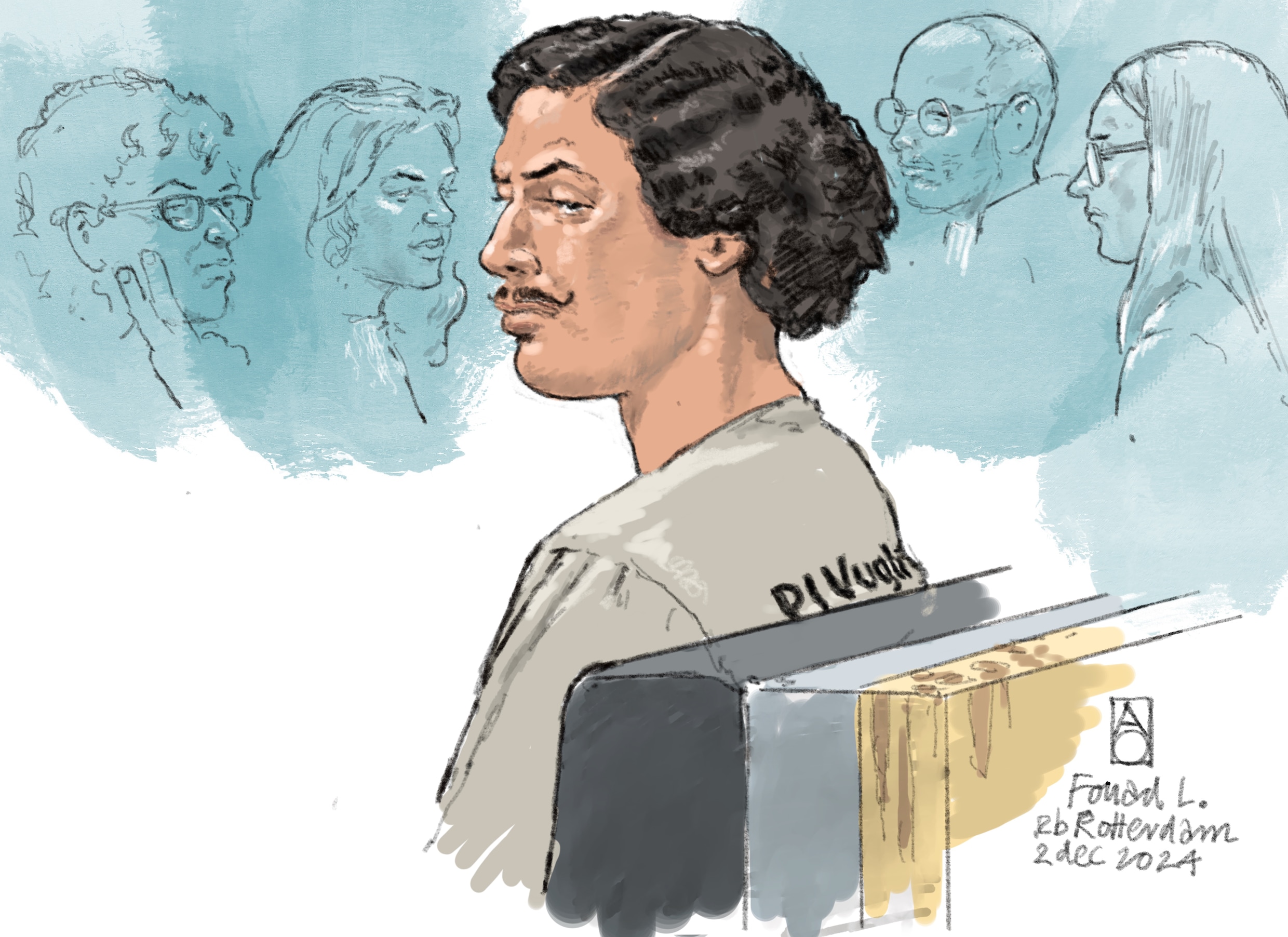 Erasmus-schutter Fouad L. werd door de ‘computer in zijn hoofd ...
