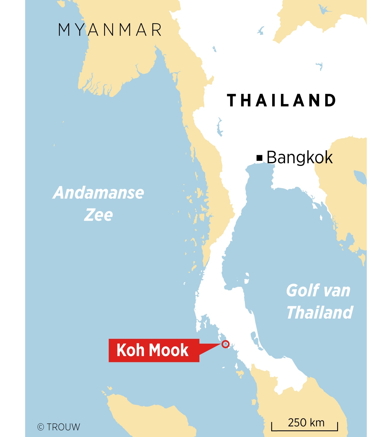 Zeekoeien rond het Thaise eiland Koh Mook zijn bijna verdwenen | Trouw