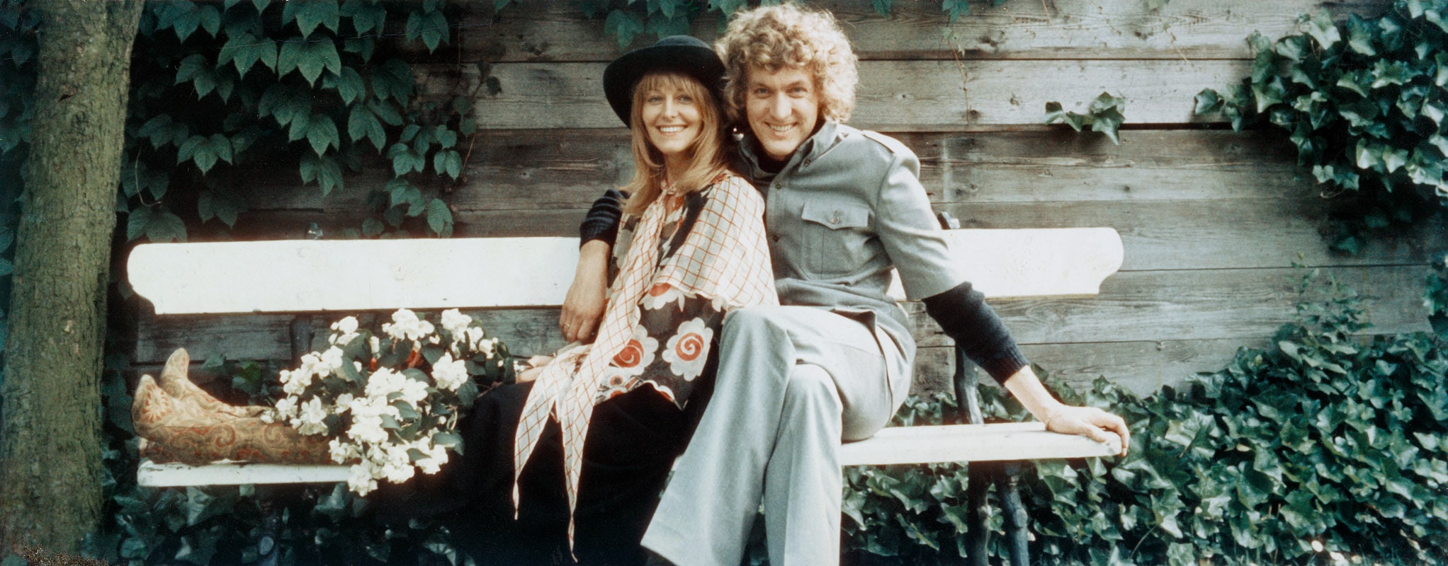Hans en Laura op hun trouwdag.