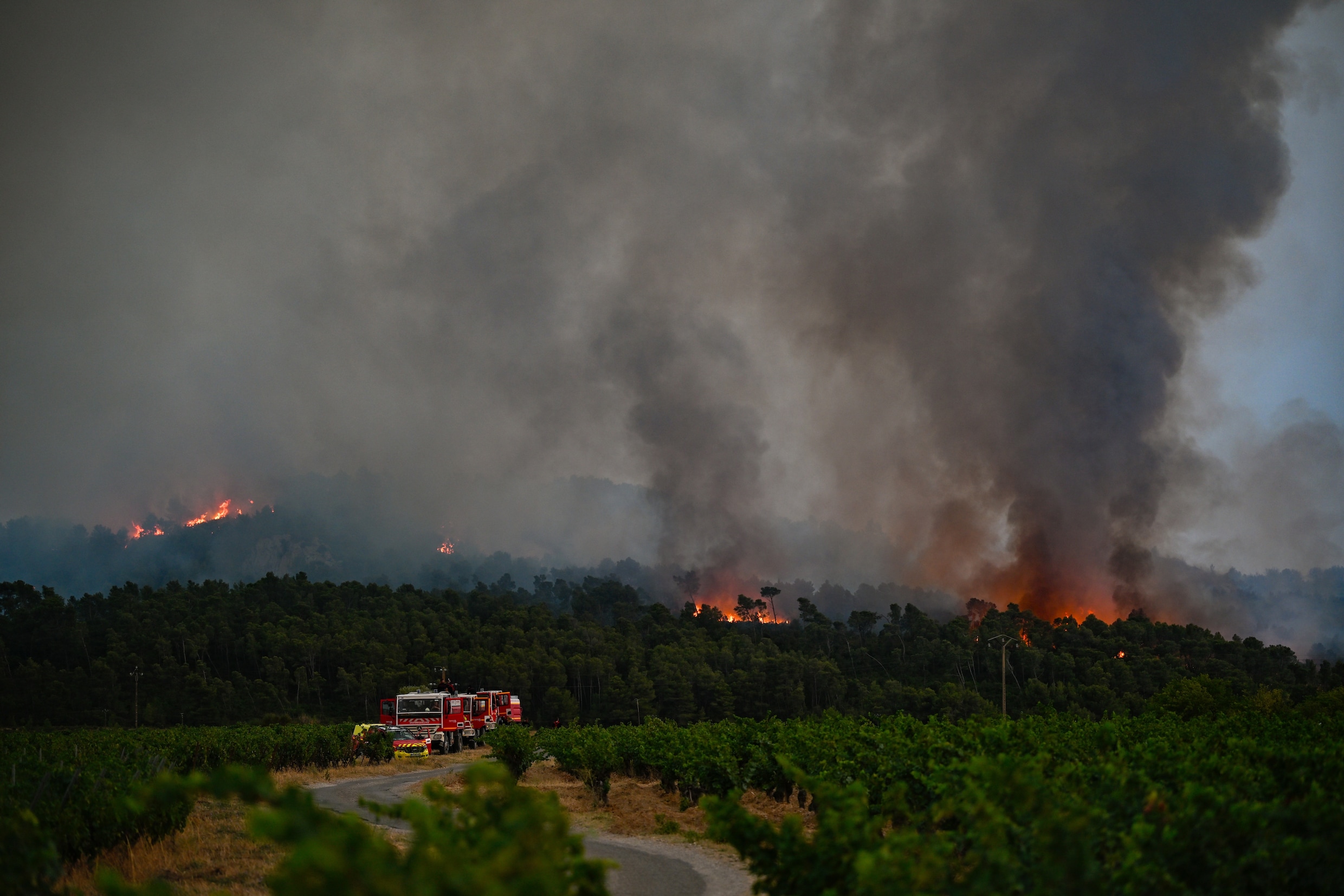In beeld: Frankrijk vecht tegen grootste bosbrand in 76 jaar | Trouw