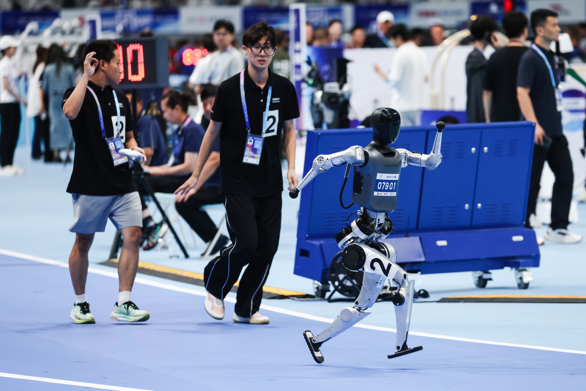 Met sportende robots profileert China zich als wereldleider op het ...