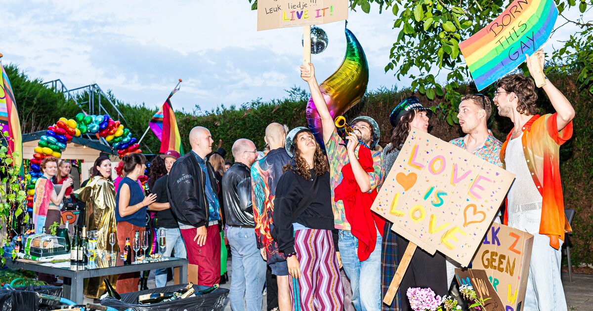 Igor houdt een regenboogfeestje in zijn achtertuin: ‘Reusel kan wel een Pride gebruiken’