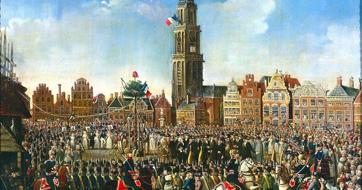 Ook Groningens ‘Olle Grieze’ stortte meerdere keren in