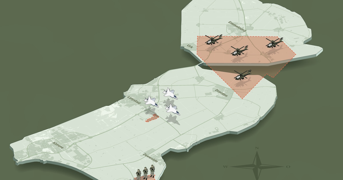 Hoe Flevoland een slaatje probeert te slaan uit defensie-uitbreiding. ‘Wij accepteren de overlast, m