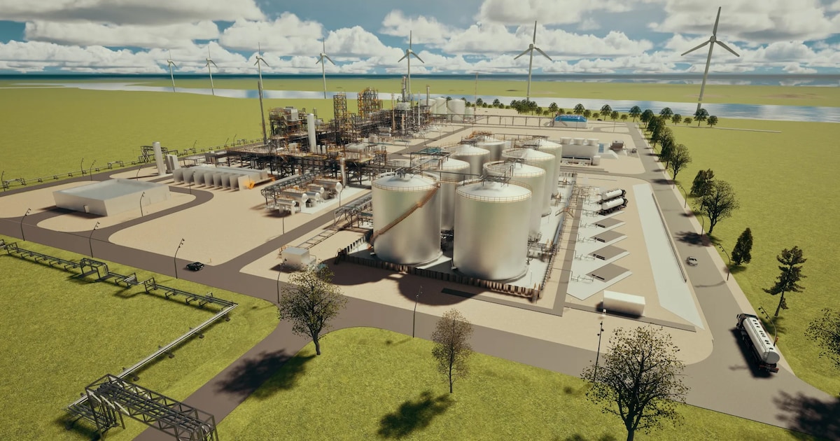 In Delfzijl gaat vanaf 2028 ‘groene’ vliegtuigbenzine gemaakt worden