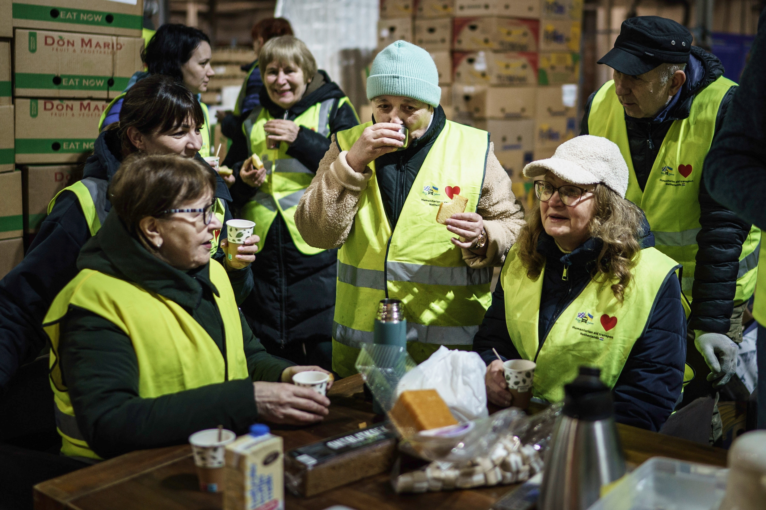 De hulp vanuit Nederland richting Oekraïne is nog springlevend, al zijn ...