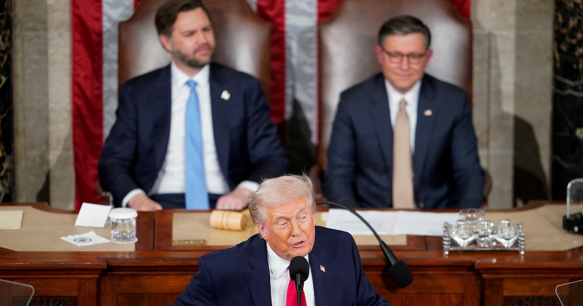 Trump in recordbrekende State of the Union: ‘Ons land is terug’