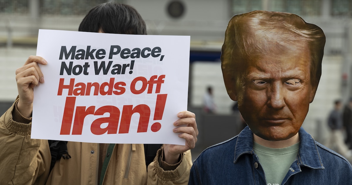 Trump wilde geen buitenlandse oorlogen meer. Maar nu hij er toch één begint, regent het steun van Re