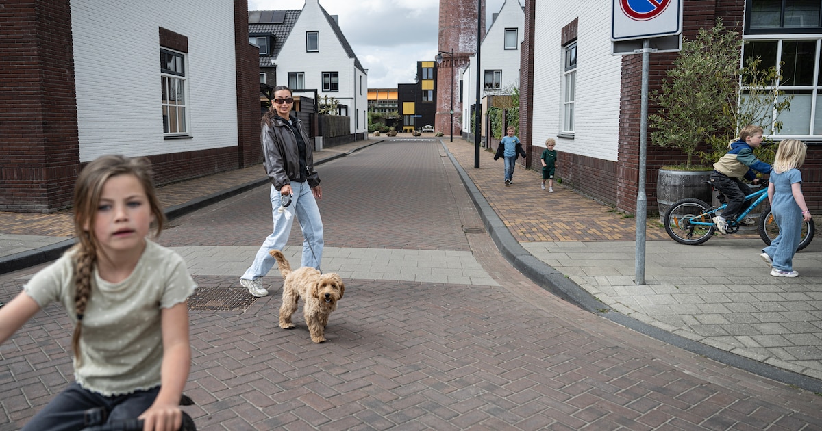 Ede is toevluchtsoord voor gezinnen uit de Randstad. ‘Iedereen die in dit rijtje woont, komt uit Utr