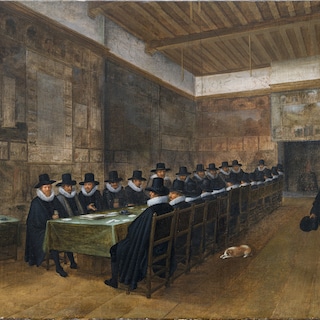 Deze historicus ontdekte het allereerste portret van de Staten-Generaal. ‘Niemand hield ooit voor mogelijk dat zo’n schilderij zou bestaan’