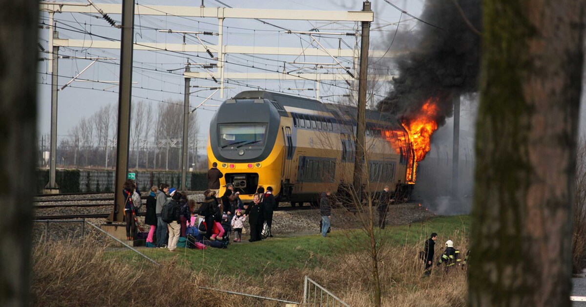 Verdachten treinbrand vrijgelaten
