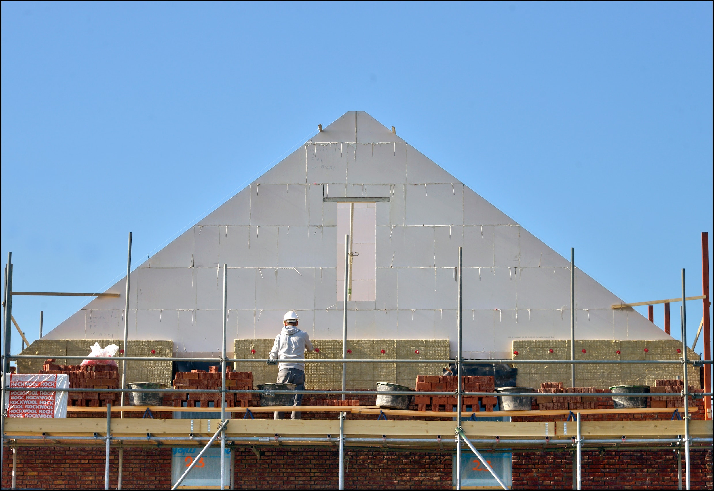 Nieuwbouw van sociale huurwoningen in Nijmegen.