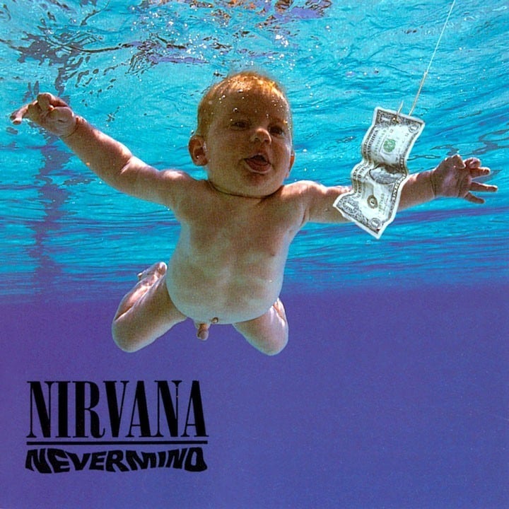 Blote baby op albumhoes Nirvana klaagt band dertig jaar later aan wegens  kinderporno | Trouw