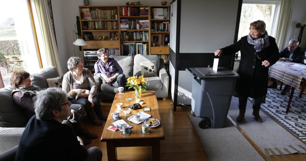 Recordopkomst in kleinste stemlokaal: huiskamer in Marle