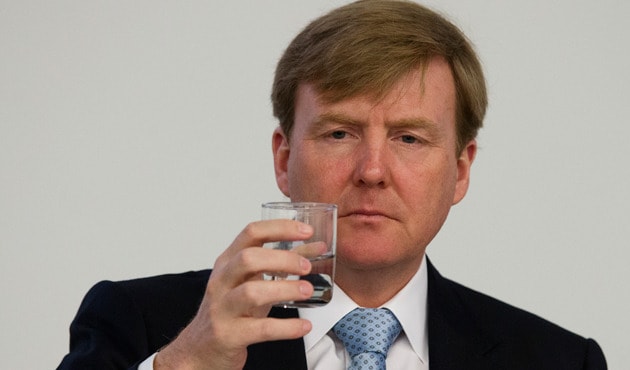 Willem-Alexander neemt afscheid als 'waterprins'