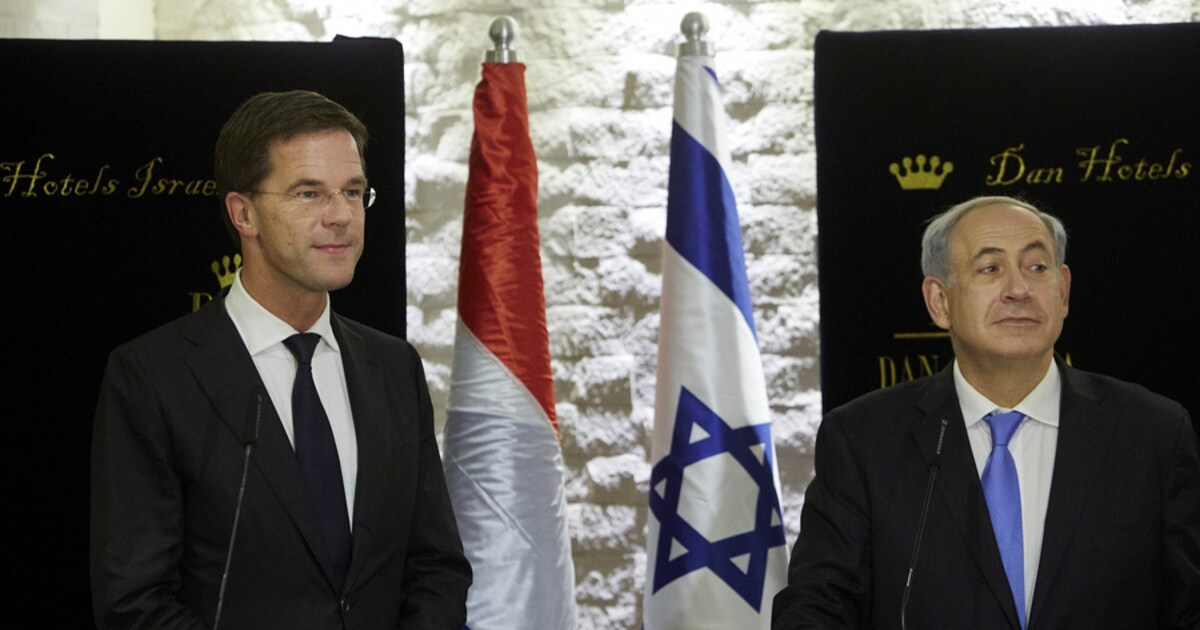 Extra gesprek Rutte en Netanyahu | Trouw