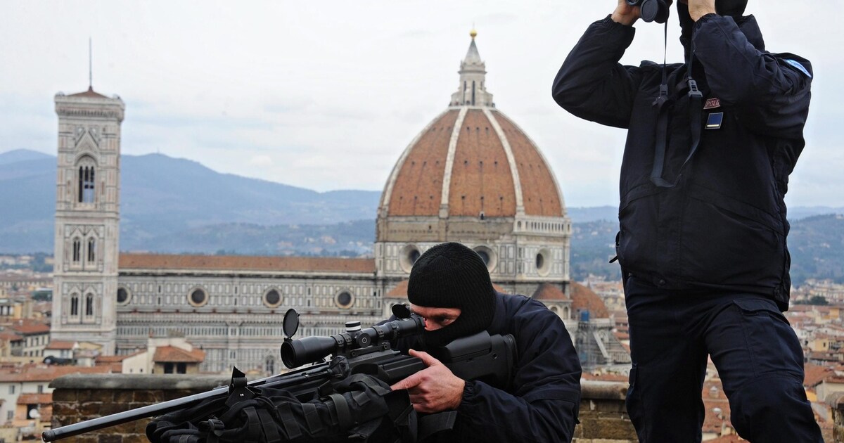 I soldati italiani furono schierati per la sorveglianza