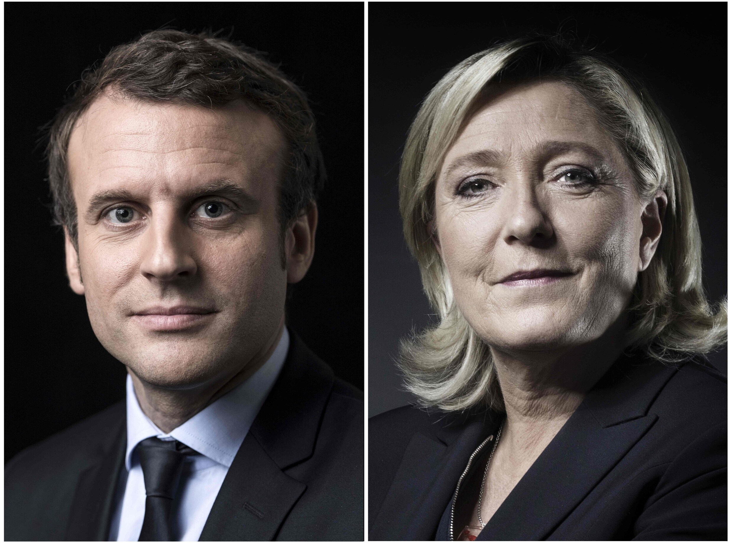 Macron en Le Pen door in Franse verkiezingen, demonstranten de straat op in Parijs